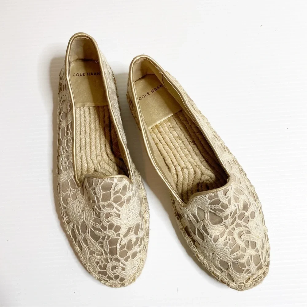 Cole Haan- Palermo Lace Espadrille Loafer - 7.5 B